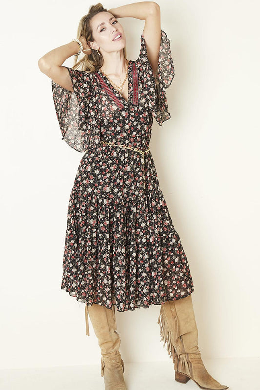 Boho Chic Blumenkleid