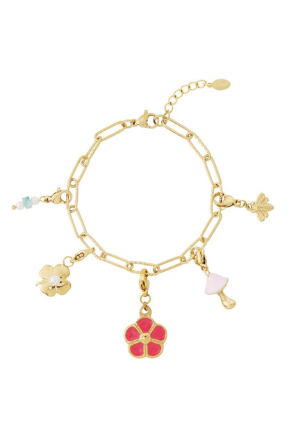 DIY Charm Bracelet – „Blooming Garden Edition“