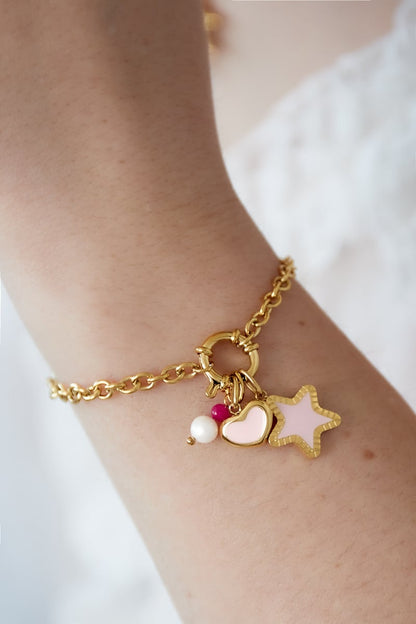 DIY Charm Bracelet – „Pink Dreams Edition“