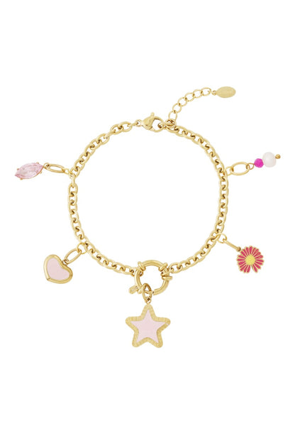 DIY Charm Bracelet – „Pink Dreams Edition“