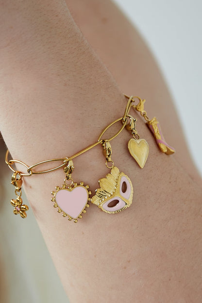 DIY Charm Bracelet – „Pink Masquerade Edition“