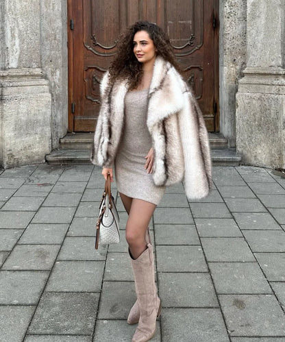 Vegan Fur Luxury Jacket – Winter Edition