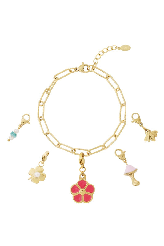 DIY Charm Bracelet – „Blooming Garden Edition“