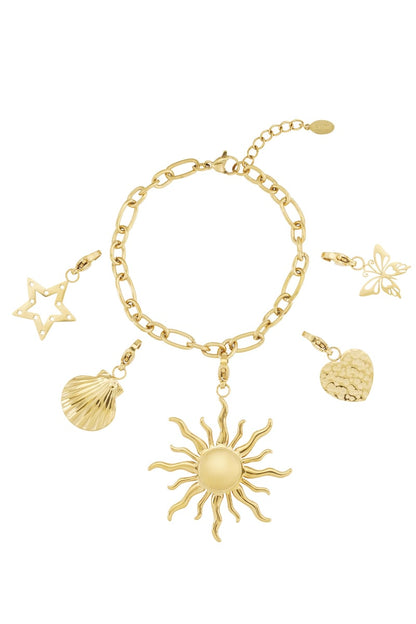 DIY Charm Bracelet – „Golden Sun Edition“