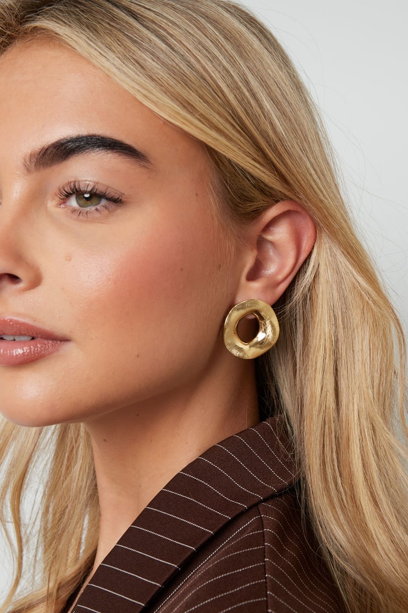 Stud Earrings circle Casual Daily Simple Series Women's jewelry