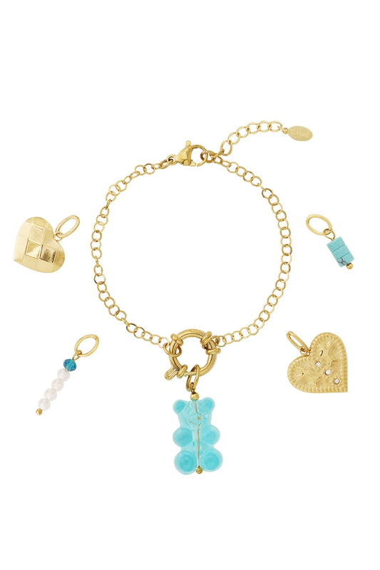 DIY Charm Bracelet – „Candy Heart Edition“